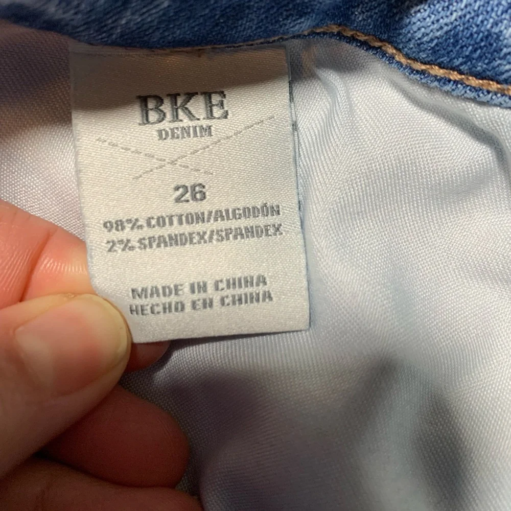 BKE Denim Distressed Women's Shorts. Size 26.
